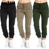 Women's Fashion Casual Solid Color Print Pants & Capris