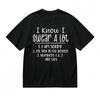 Women's Comfy Fashion Breathable Classic T-Shirt Funny Confession Printed Tee