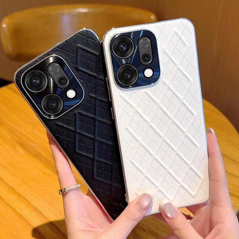 Применимый чехол для мобильного телефона opporeno14 посеребренный с гальваническим покрытием reno14pro акварельный градиентный защитный чехол Reno14 ромб