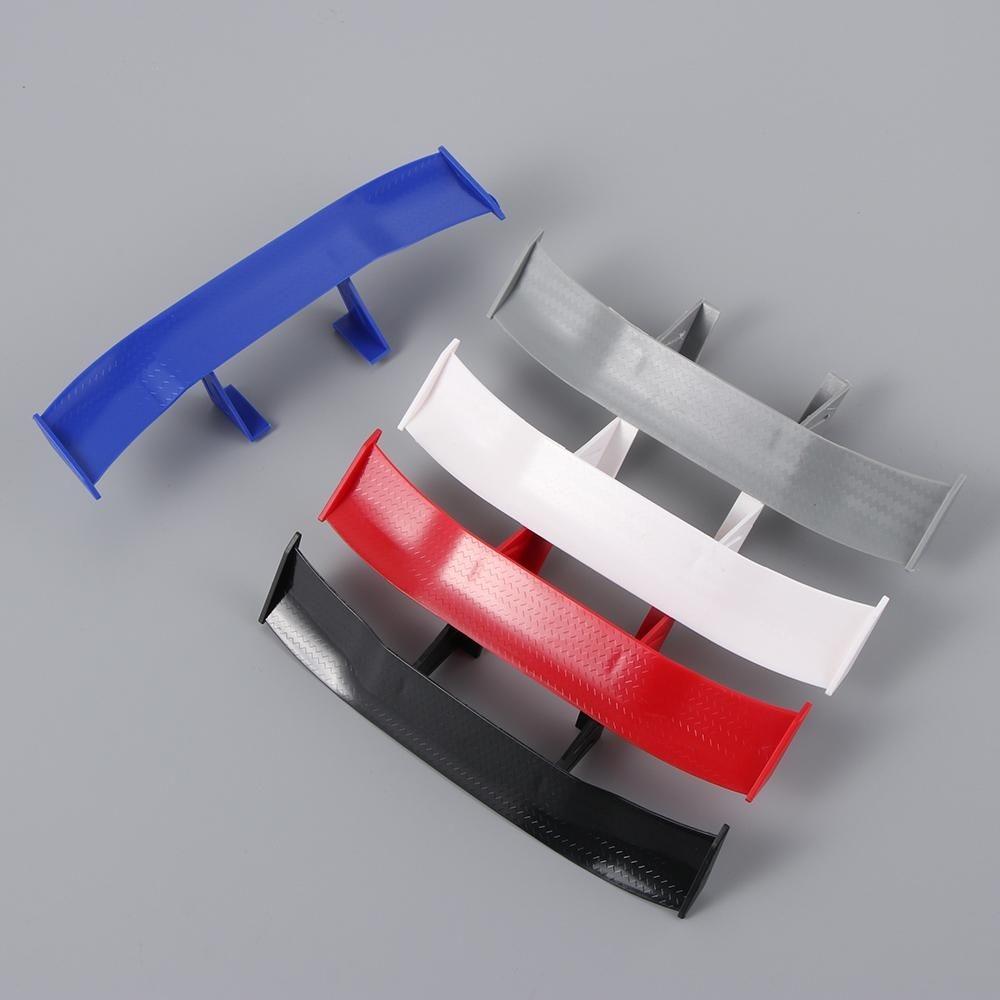 GT Style Mini Wings Carbon Look Tail Wing Auto Styling Decoration Car Rear Spoiler