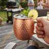 550ml Cocktail Wine Goblet Exterior Copper Plating Irregular Mug Drinking Tumbler  Wine Drinking