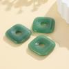 30 мм Натуральный Камень Кристалл Агат Пи Сю Квадратный DIY Ювелирный Аксессуар