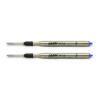 LAMY LM16 Ballpoint Pen Refill Fine Nib Set of 2 - Blue, (F),