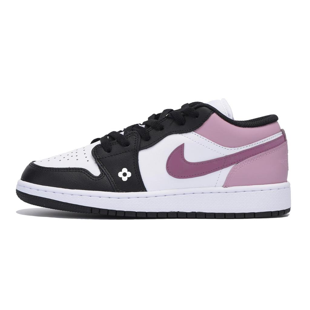 Jordan Air Jordan 1 Сладкий, Крутой И Винтажный, Специальная Коробка Для Обуви Низкие Винтажные Баскетбольные Кроссовки Мужские Белый Розовый 553558-131(Team85-AS-BOX)