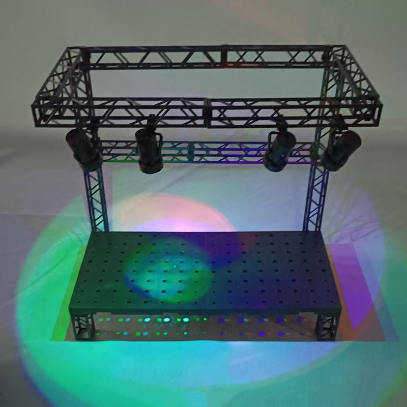 Хобби Система База Универсальный Ангар Гараж Дисплей Сцена Цветная Проекционная Лампа Экшн Фигурка Сборная Сцена