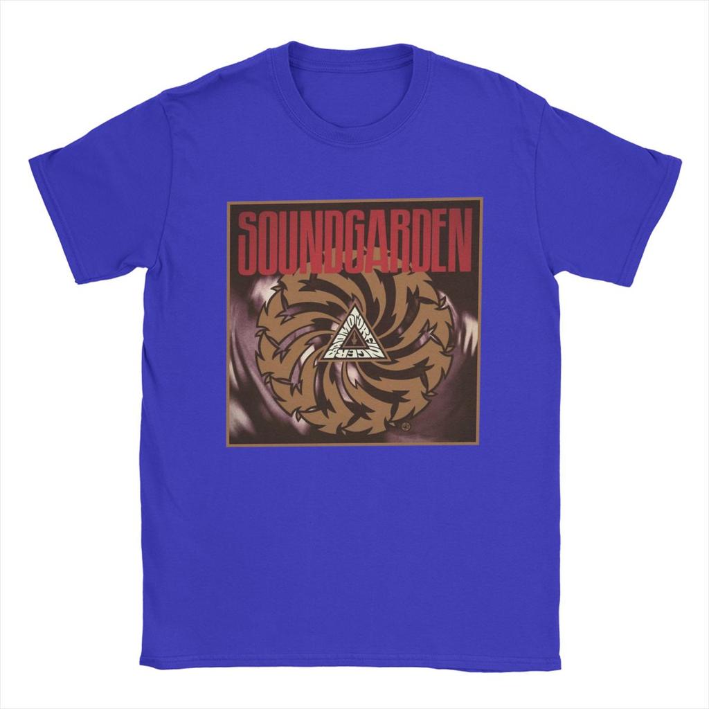 Футболка группы Soundgarden для мужчин, хлопковая, забавная, с круглым вырезом, с коротким рукавом, одежда, идея для подарка