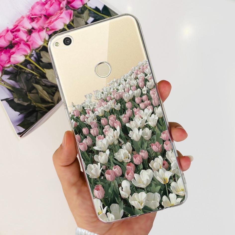 For Huawei P8 Lite 2017 Case P9 Lite 2017 Cover Fashion Marble Transparent Soft Bumper For Honor 8 Lite PRA-LX2 Nova Lite Covers