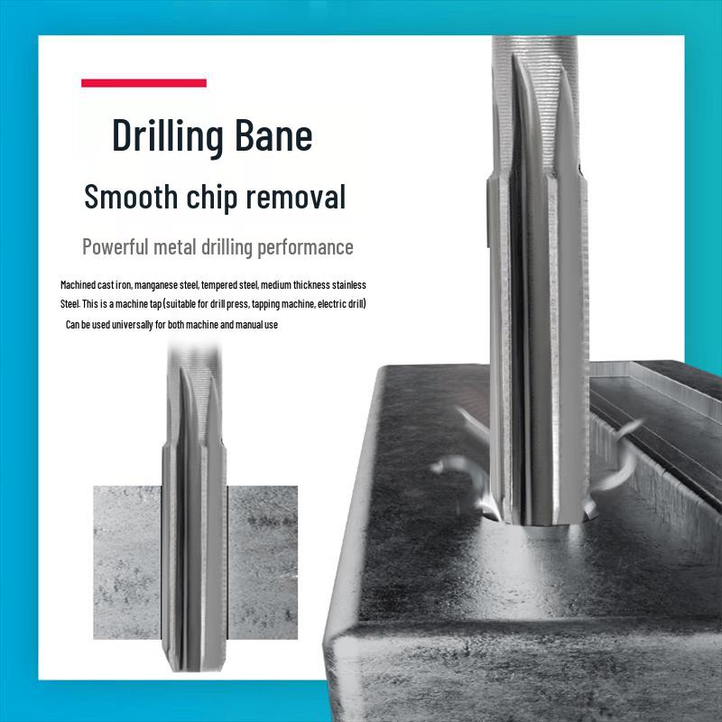High-Speed Steel Straight Shank Reamer