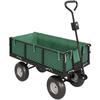 114L Steel Frame Garden Cart Trolley - Green