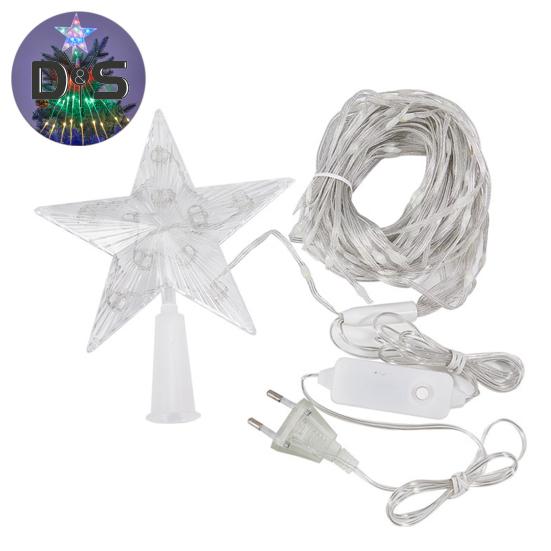 Рождественская елка каскадные мерцающие огни 8 режимов Регулируемая функция таймера Водонепроницаемый Простая установка каскадные мерцающие огни для елки