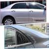 Для Toyota Corolla 2007 2008 2009 2010-2013 ABS Пластик Заднее Окно Четверть Жалюзи Накладка Боковой Вентиляционный Отвод Автомобильные Клейкие Аксессуары