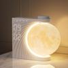 Moonlight Alarm Clock, Stylish Ambient Lighting, Bedside Lamp, Alarm Light, Table Clock, 8 Colors, RGB Lights, Timer, 10 Natural Sounds, Level 3