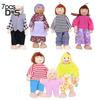 Играйте с собой Счастливая семья Одетая кукла-марионетка Гибкие суставы Кукла Детская игрушка Подарок на день рождения