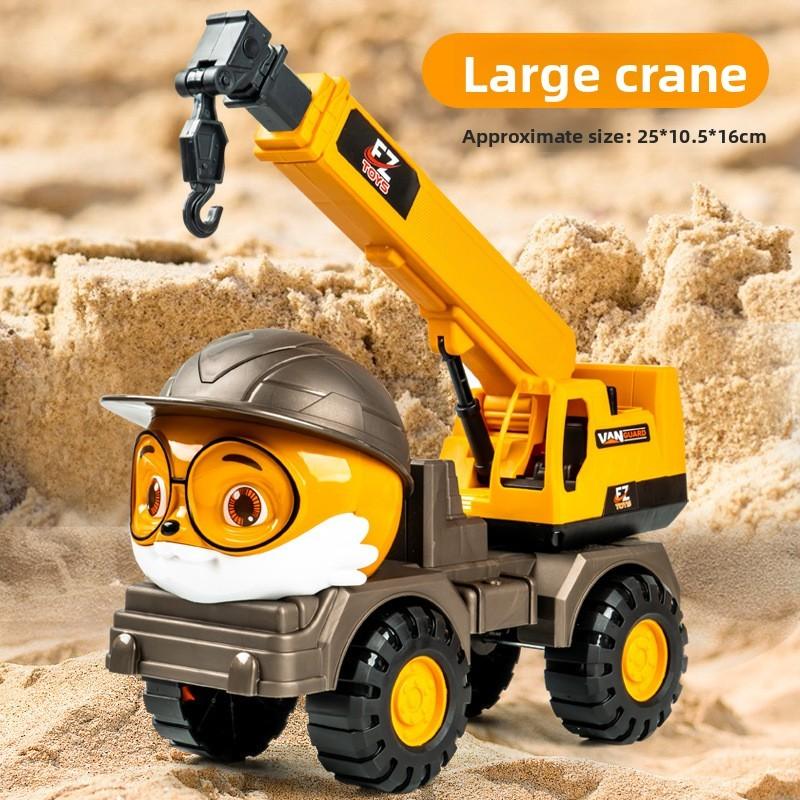 Игрушка «Три белки» — строительная машина с инерционным управлением для детских игр