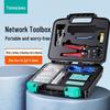 Набор сетевых инструментов SAMZHE: Кабельные клещи, тестер, инструмент для зачистки проводов и кусачки