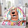 Scooby-Doo Theme Printed Blanket - Perfect for Couch, Bed, Travel & Outdoor Use | Machine Washable, Cozy & Durable.