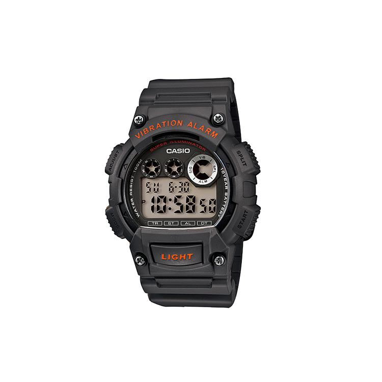 Casio Мужские ЧАСЫ для ПОДРОСТКОВ Черные W-735H-8A W-735H-8A