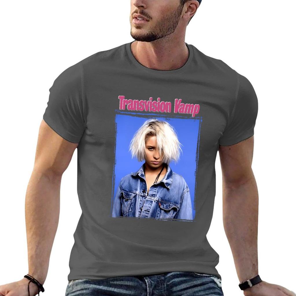 Transvision Vamp Band TShirt Breathable Workout Short Sleeve Top