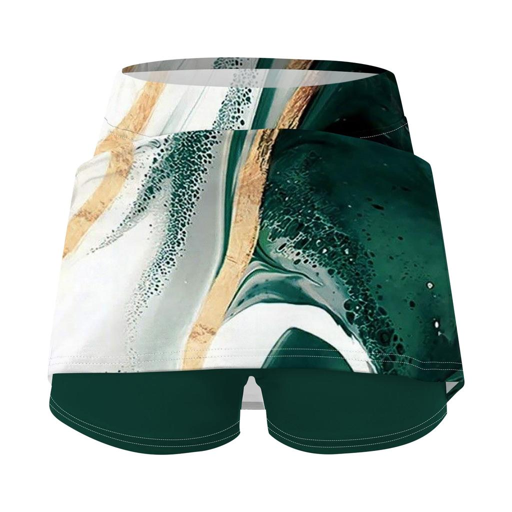 Эластичные брюки-кюлоты для йоги для женщин, однотонные спортивные шорты, легкие узкие однотонные бегуны с высокой талией