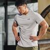 Under Armour Vanish Elite Бесшовная футболка с принтом букв, с круглым вырезом и коротким рукавом, мужские топы, белая, серая 1382799-100
