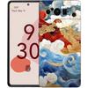 Japanese Style Art Japan Phone Case For Google Pixel 10 9 8 7 Pro 9A 8A 7A 6A 6 Pro XL Soft TPU Bumper Black Cover