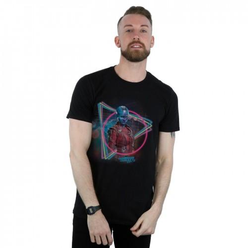 Marvel Mens Guardians Of The Galaxy Neon Nebula T-Shirt