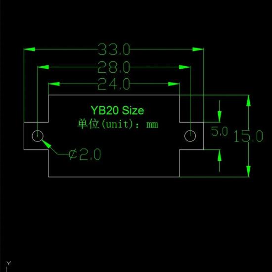 YB20 DC 0-100V 300V 600V Светодиодный цифровой вольтметр Измеритель напряжения Инструмент вольт-панели 3-проводной Красный дисплей Вольт-панельный вольтметр Монитор