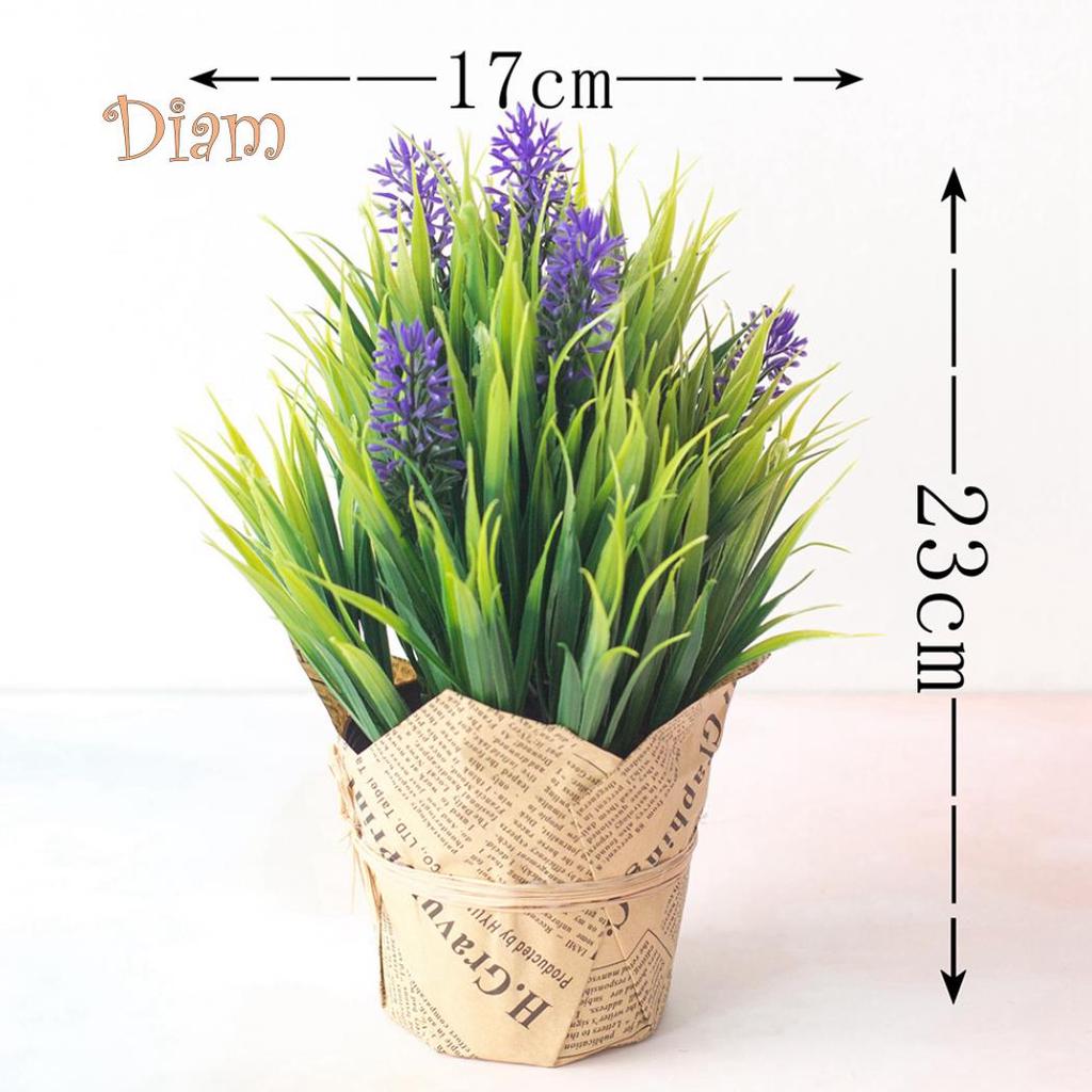 Elens Store 1 шт. искусственный цветок лаванды растение бонсай домашний офис сад стол вечерние декор