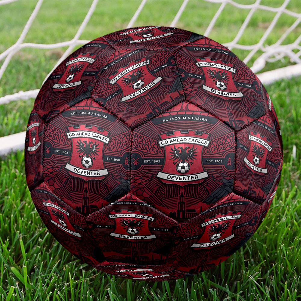 Мяч для футбола Go Ahead Eagles, размер 5, стандартный матч для спортивной игры и тренировок команды, идеальный подарок для футбольных фанатов
