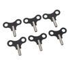 6 шт. заводные ключи подвесные настольные часы заводной ключ стальные запасные части для антиквариата и винтажа
