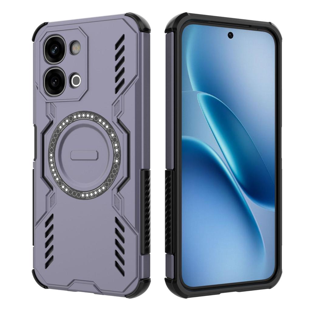 Для Vivo iQOO Z11X 5G Магнитный чехол, Термоотводящий ударопрочный чехол для телефона для Vivo iQOO Z11X 5G
