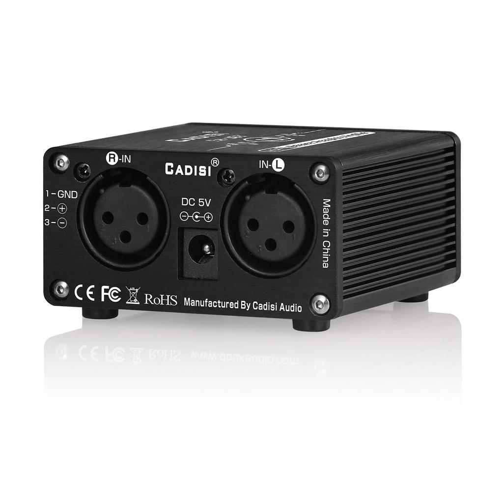 Nobsound U5 Mini Fully Balanced Headphone Amplifier with XLR/4.4mm Compatible, Portable and Interchangeable Op-Amp Design