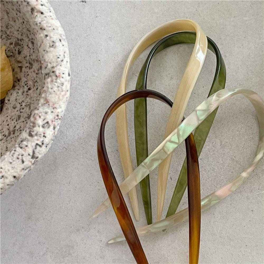 Design Tool Headdress U Shape Hairpin Acetic Acid Hair Stick Women Hair Accessories Chinese Hairpin