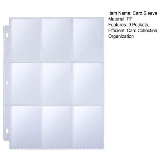 30 шт. 9 карманных карточек-карманов, держатель для карточек, прозрачный пластиковый игровой альбом, страницы для хранения игровых карточек, коллекционных карточек, фотографий айдолов