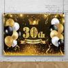 Happy Birthday Backdrop Banner Background Cloth Props Party Decorate
