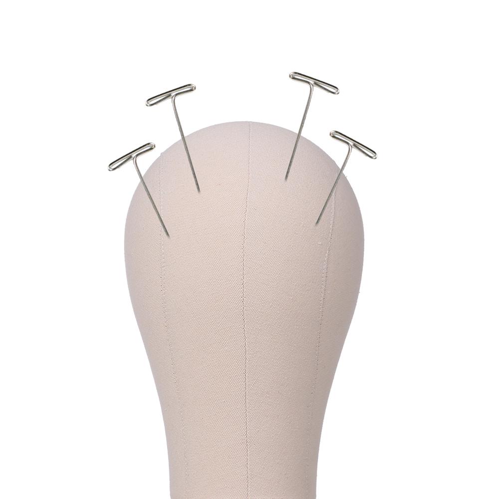 Голова блока из пробкового холста Голова манекена Голова парика Дисплей для укладки Голова манекена Холстовая голова