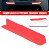 2x Red Car Rear Bumper Reflective Strips Tape PET Stickers High Visibility Exterior Accessories For Parking Spaces/ Hazard Areas