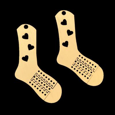 1 пара деревянных распорок для носков ручной работы, дисплей, ручное вязание, ткачество, проволочные поделки для начинающих