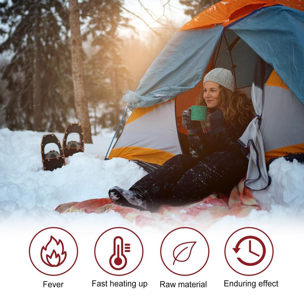 Упаковка из 10 согревающих пластырей для облегчения боли Одноразовые согревающие пластыри Проникающее тепло Сохраняйте тепло зимой Грелка для тела