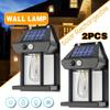 2PCS Outdoor Solar Wall Lamp Waterproof Tungsten Filament Lamp Induction Lamp Household Garden Wall Light Villa Lighting Night Light