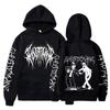 Ghostemane Худи с двусторонним принтом Свитшот Мужская мода Хип-хоп Металл Рок Худи Спортивный костюм Оверсайз Y2k Уличная одежда Уличная одежда