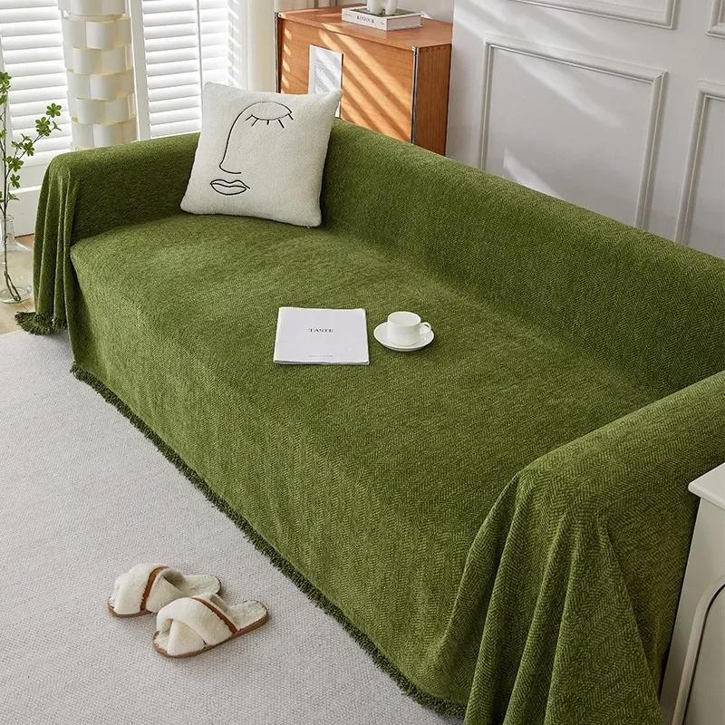 Sofa Cover Multi Functional Couch Chair Tapestry Non-Slip Cloth Sofa Cushion Blanket Decorative Dust Cover Furniture Protector