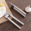 Stainless Steel Garlic Press Squeezer Masher Juicer Kitchen Tool