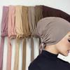 Muslim Scarves Women Muslim Clothing Solid Modal Caps Islamic Underscarf Bonnet Turban