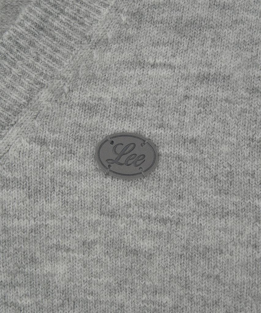 LEE Women'S V-Neck Knit Light Gray
