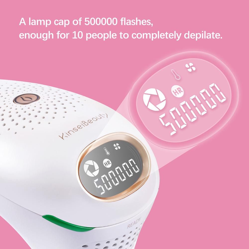 Лазерная эпиляция машина IPL эпилятор 500000 вспышек постоянный триммер для лица и тела средство для удаления волос Epilador для женщин 3IN1 версия