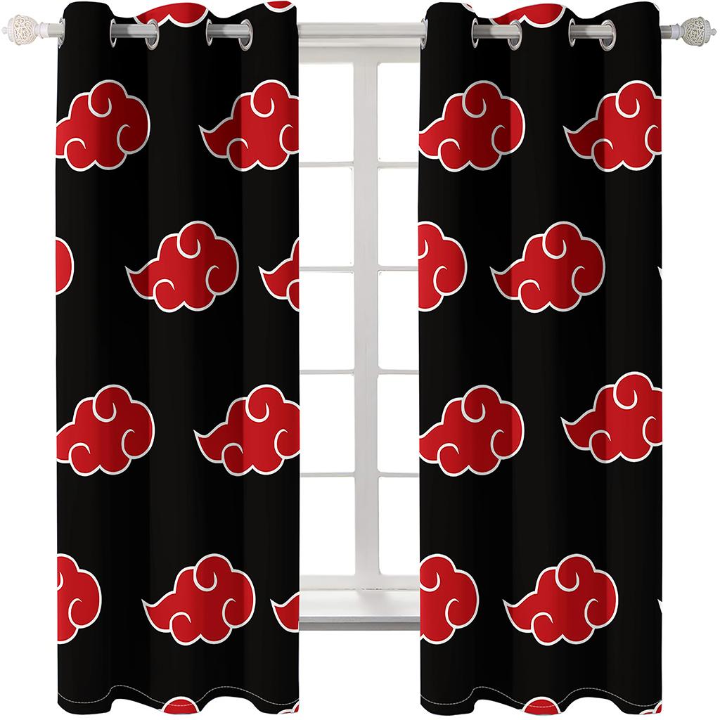 3D дешевые анимационные серии солнцезащитные шторы 2 шт. для гостиной спальни украшения дома крючок перфорация