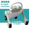 Trotteur marcheur - BAMBISOL - Nono le Robot - De 10 à 36 mois - Parlant - Musical - Jeux électroniques interactifs - Blanc