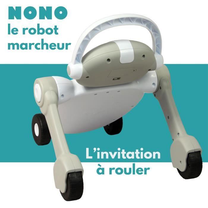 Trotteur marcheur - BAMBISOL - Nono le Robot - De 10 à 36 mois - Parlant - Musical - Jeux électroniques interactifs - Blanc