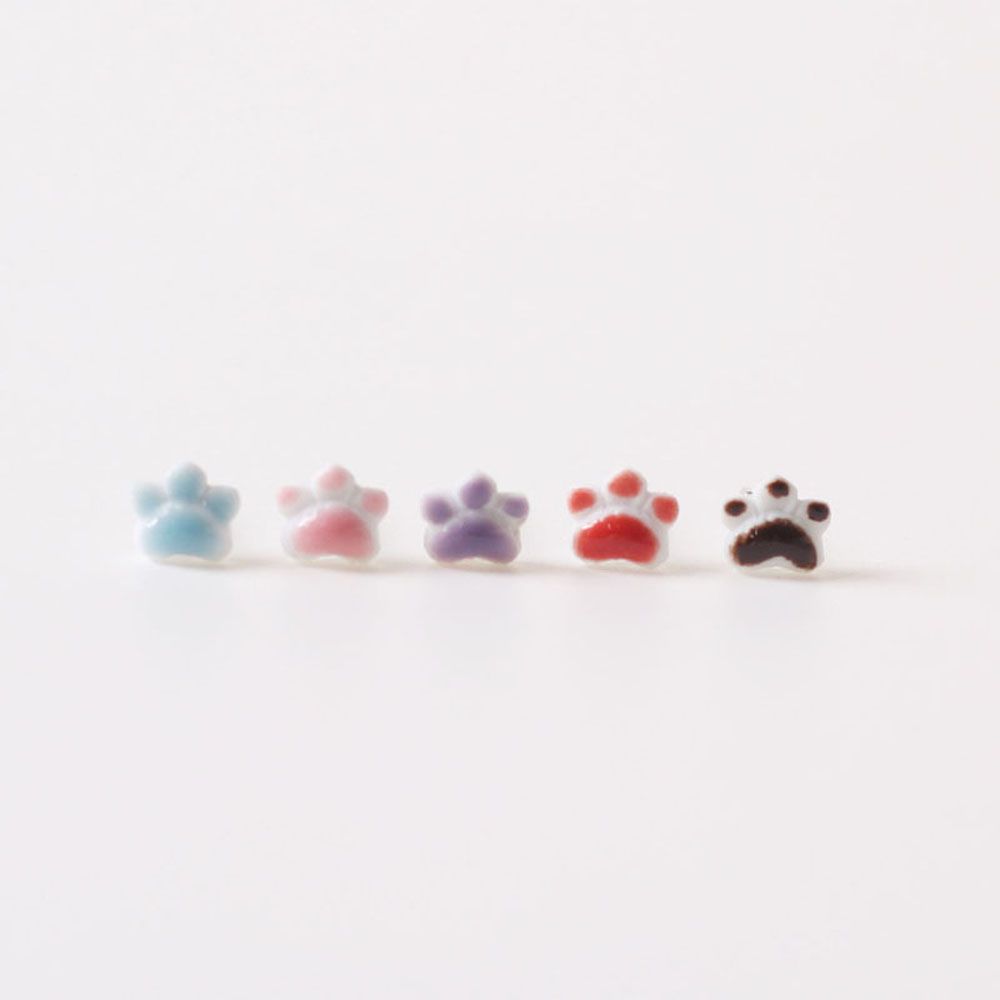 Cartoon Cat Claw Ceramic Small Cute Fashion  Accessories Drop Earrings Party Jewelry Stud Earrings